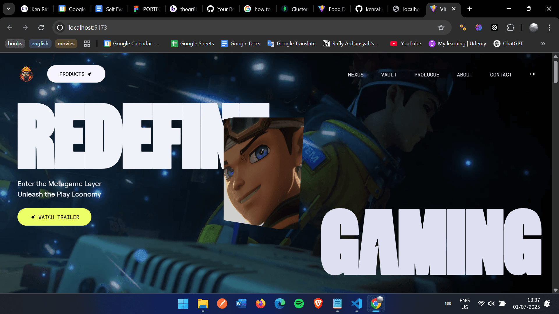 Zentry - Awwwards Clone