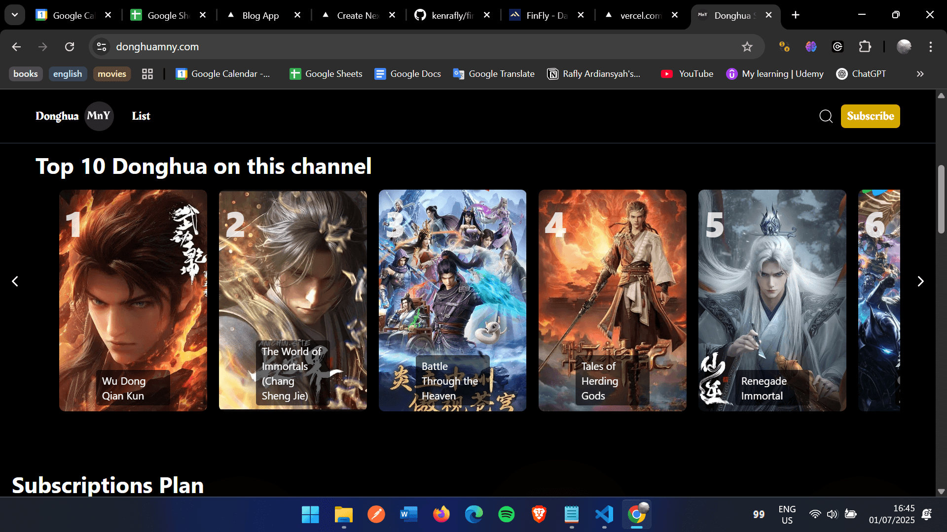 Donghua MNY - Anime Platform